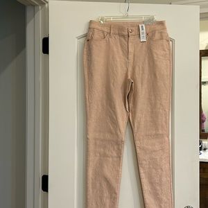 Chicos Pink Patterned Jeggings Size 1.5 (US 10)
